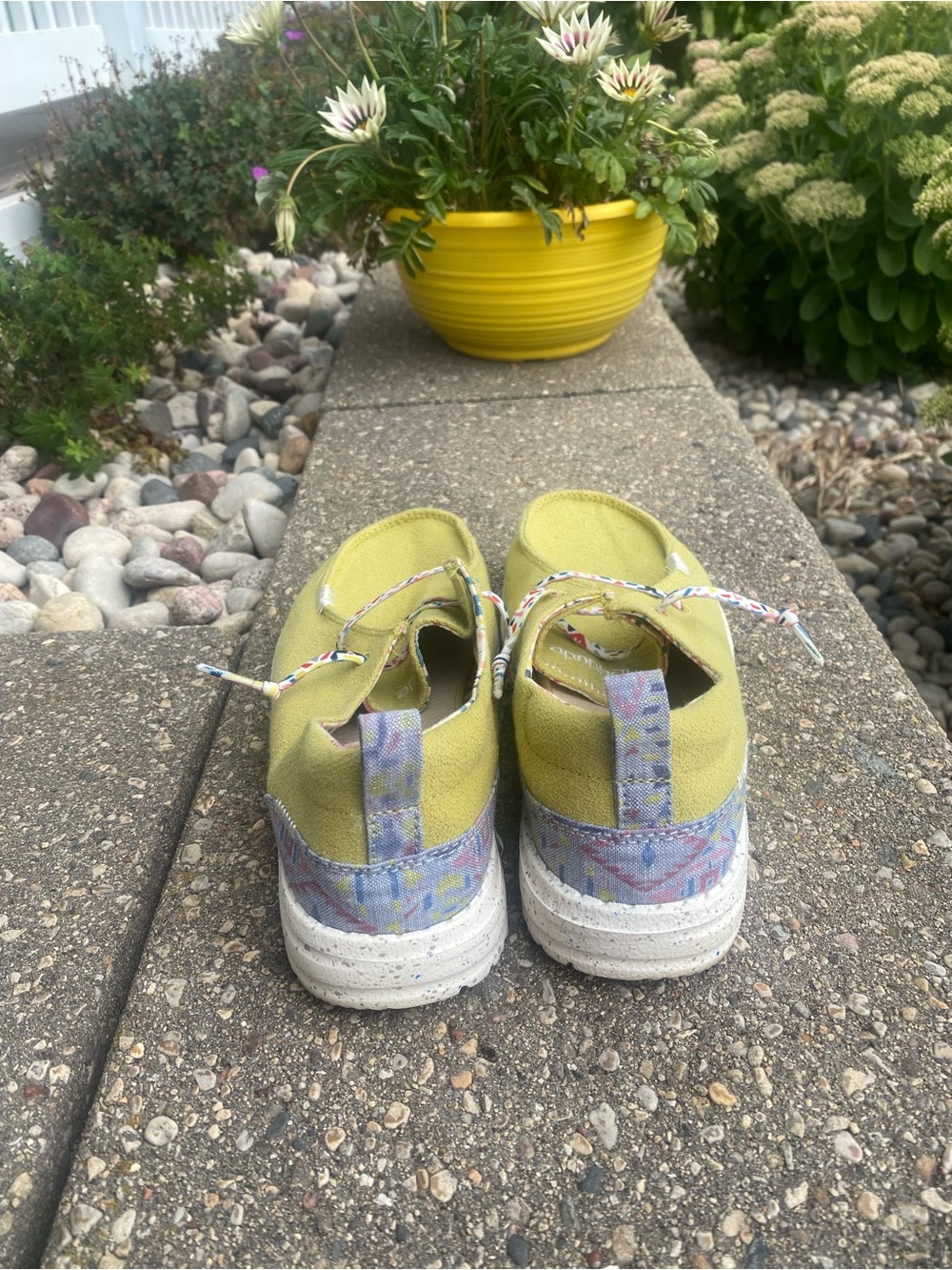 Hey Dude Women's Lime Green Lightweight Casual Loafers - Picture 5 of 8